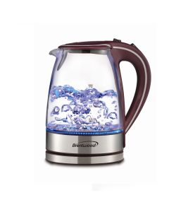 Brentwood Tempered Glass Tea Kettles, 1.7-Liter, Purple